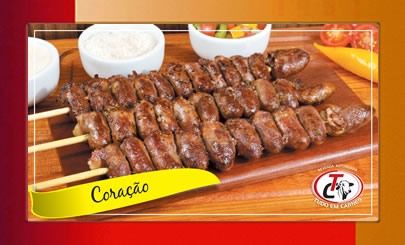 Espetinho de Coração de Frango Espetinho de Coração de Frango