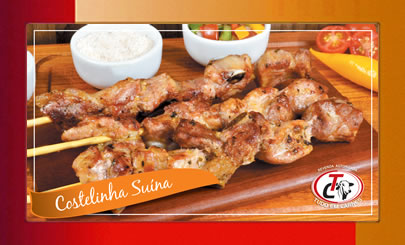 Espetinho de Costelinha Suína Espetinho de Costelinha Suína