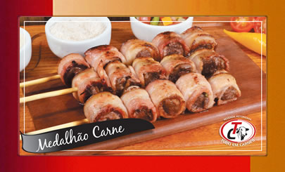 Espetinho de Medalhão de Carne Espetinho de Medalhão de Carne