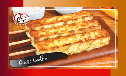 Espetinho de Queijo Coalho Espetinho de Queijo Coalho