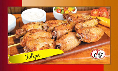 Espetinho de Tulipa de Frango Espetinho de Tulipa de Frango