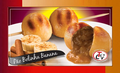 Pão Bolinha de Banana Pão Bolinha de Banana