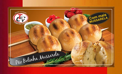 Pão Bolinha de Mussarela Pão Bolinha de Mussarela